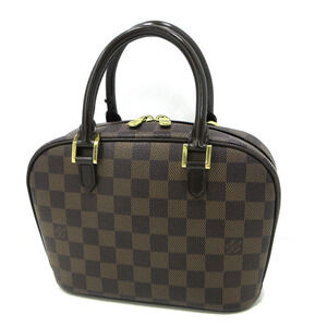 Louis Vuitton Damier Saria Handbag Brown